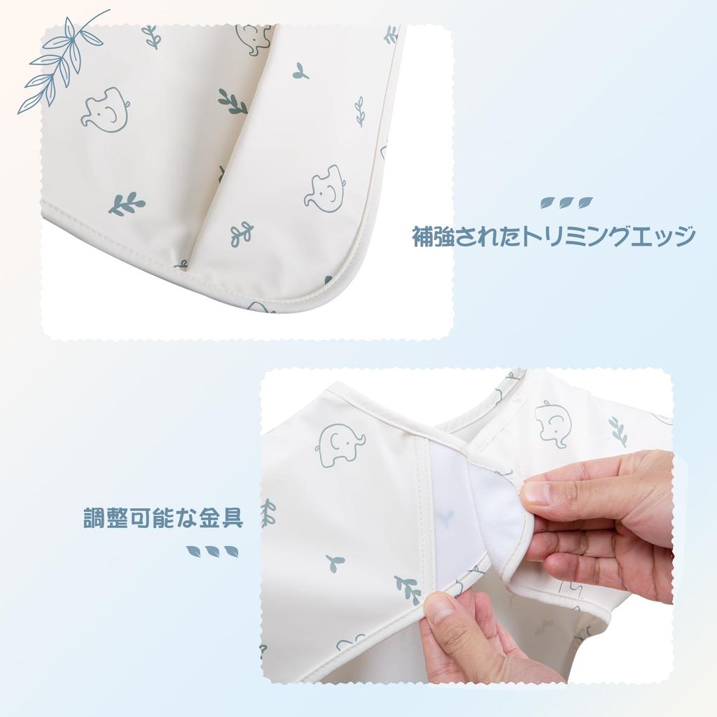 Baby Feeding Waterproof Apron for Suitable for for Daycare and Kindergarten of Chestnut [Little Dimsum] Long-Sleeved Apron, Feeding, Weaning, (6-36