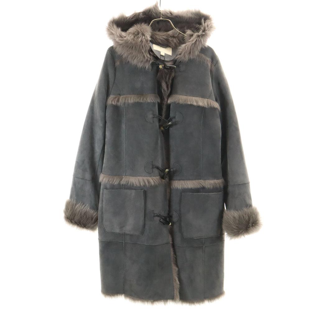 Banana Republic With real fur Mouton coat S gray Women Used