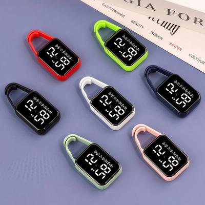 Portable Electronic Hanging Watch Digital Display Luminous Pocket Watch  Stylish Accessory
