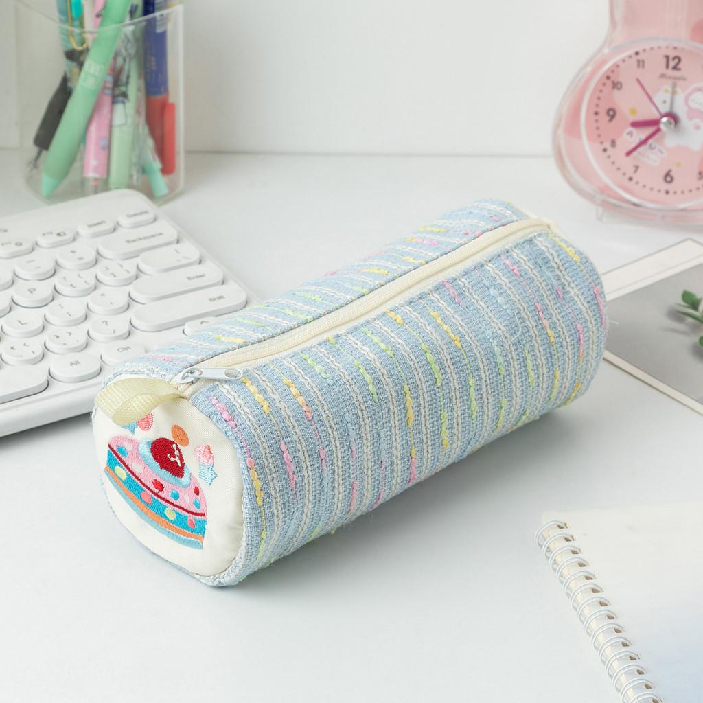 Sweet Strawberry Cake Stationery Pouch With Big Capacity For School Use Travel