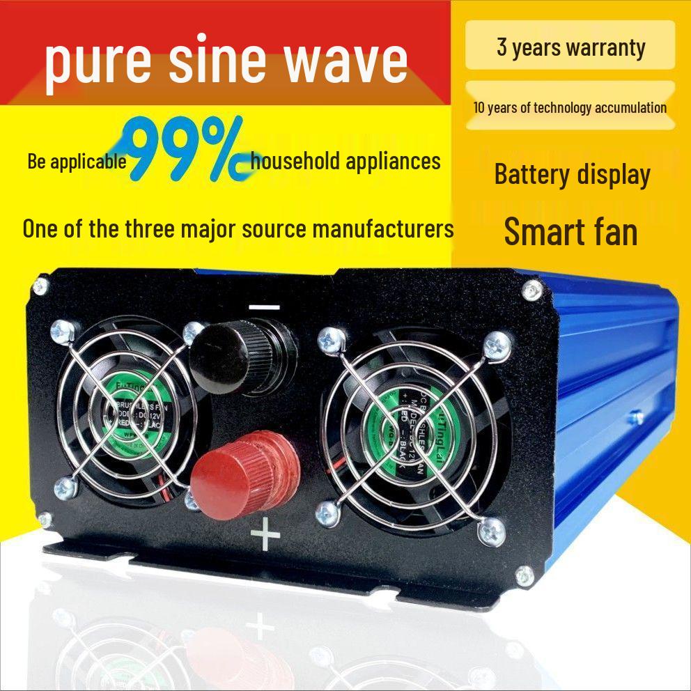 Universal High-Power Modified Sine Wave Inverter for 12V-72V Electric Food Trucks