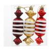 Hand-Painted Flat Candy Christmas Tree Ornament Set