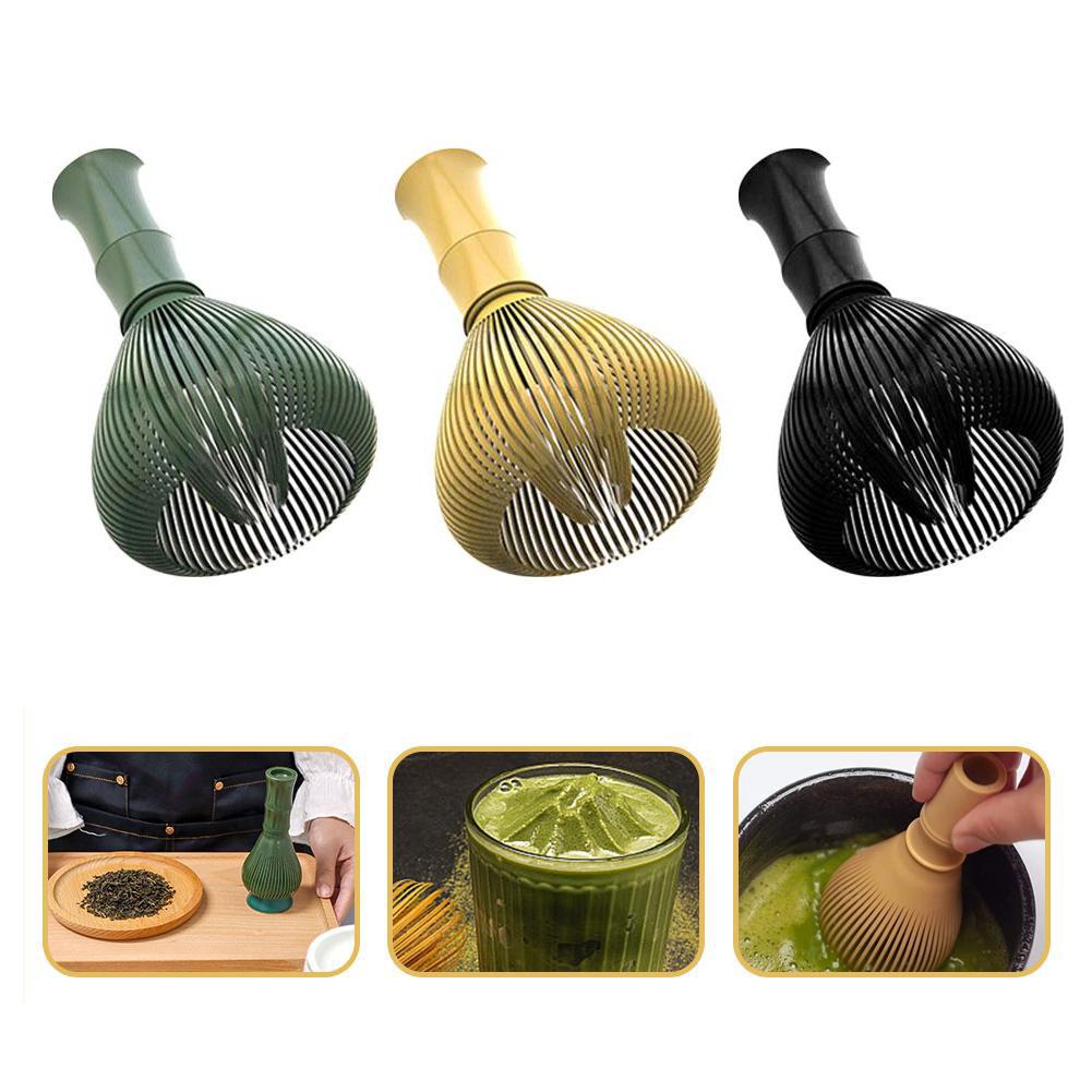 Fouet à matcha japonais réutilisable en résine PP, agitateur à matcha, thé vert matcha, accessoire Chasen L9M4