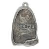 Shih Tzu, Chrysanthemum Dog - Silver-plated Key Ring with Dog, Handbag Decoration, Backpack Pendant by Art-Dog Brand