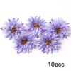 Purple Artificial Flowers Heads Silk Fake Flowers For Home Decor Party Wedding Decoration DIY Valentine's Day Gifts Accessories