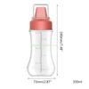 24TE 5 Hole Plastic Squeeze Bottle with Leak Proof Clear Cover Cap Kitchen Dispenser Lid Plastic Squeeze for Sauce