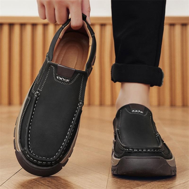 Men's Loafers Fashion Casual Shoes Comfortable Platform Flats Leisure Men Flats Classics Outdoor Trekking Shoe