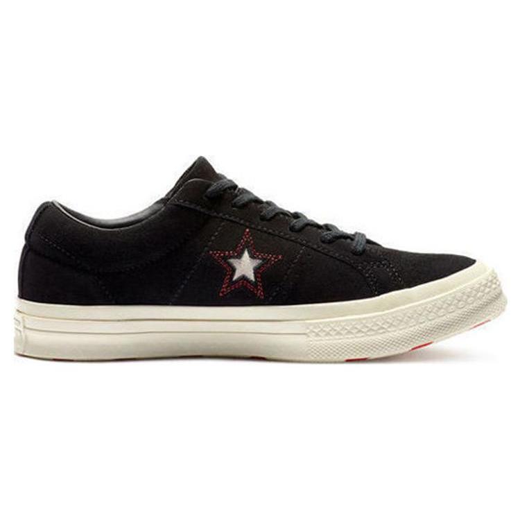 Converse One Star Low top Canvas Shoes Unisex Black 163193c