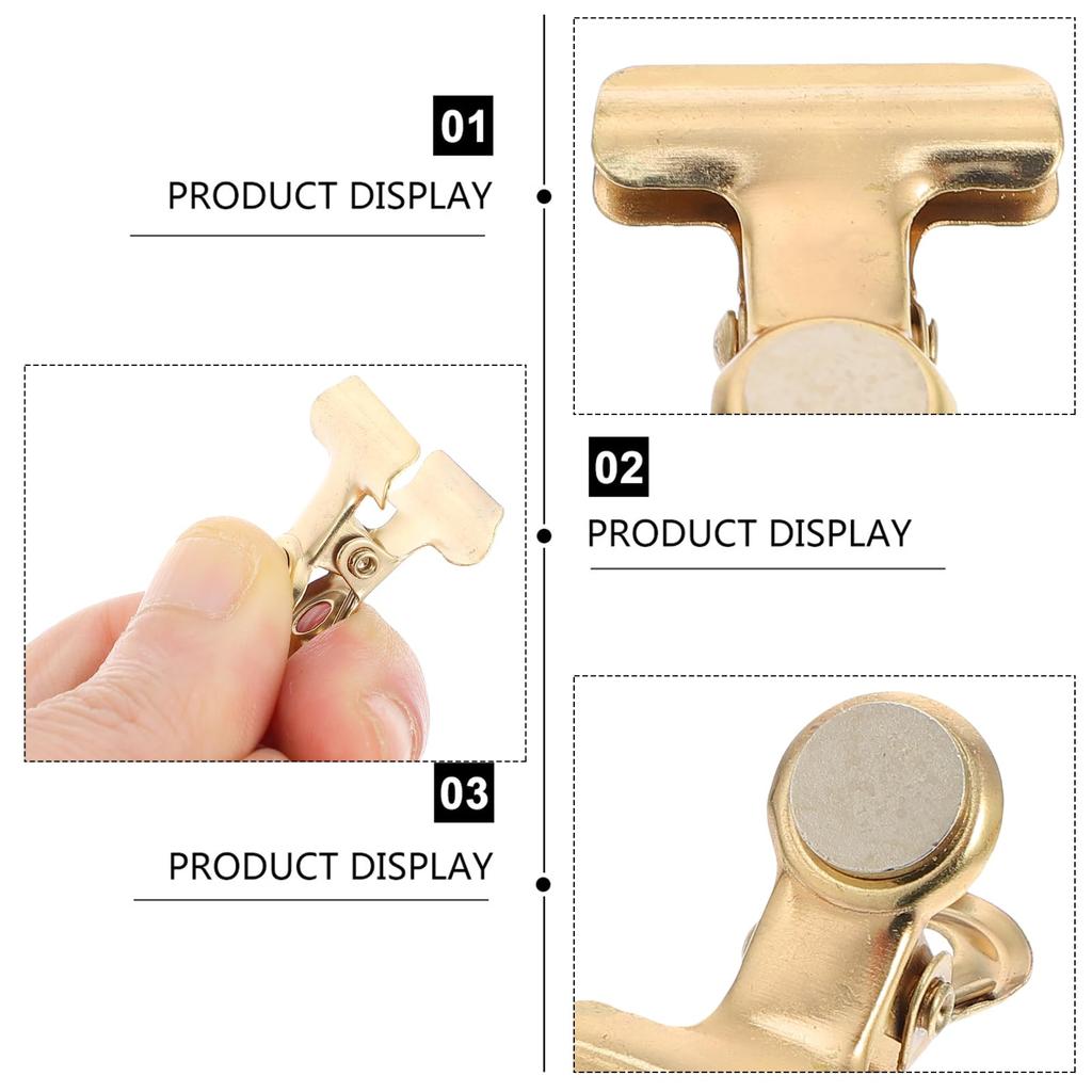 Strong Stainless Steel Magnetic Clips for for and Office Sticky and File Refrigerators, 10-Piece Set, KESYOO, Office, Home, School, Supplies,