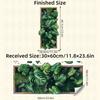 Green Leaves Monstera Leaf Sticker Waterproof Wall Mural Creative Wall Decals  for Bedroom