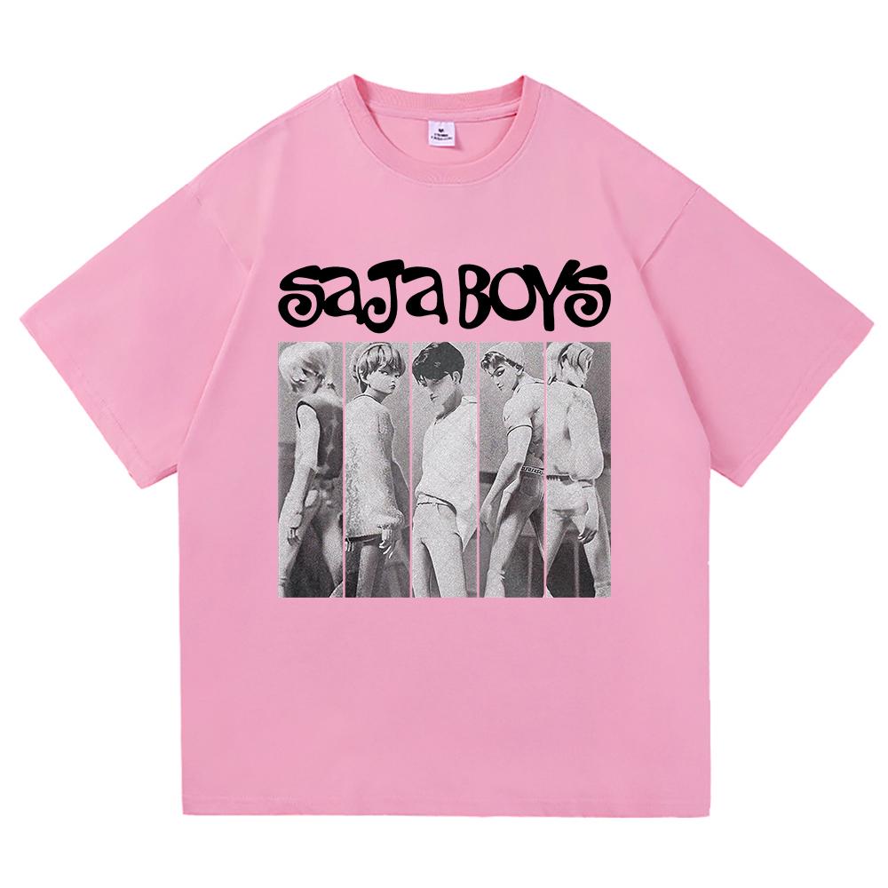 Girl Dinner Abby Jinu T Shirt 2025 Anime Demon Hunters Saja Boys Men/women Clothing Vintage Harajuku High Quality Cotton Tshirts