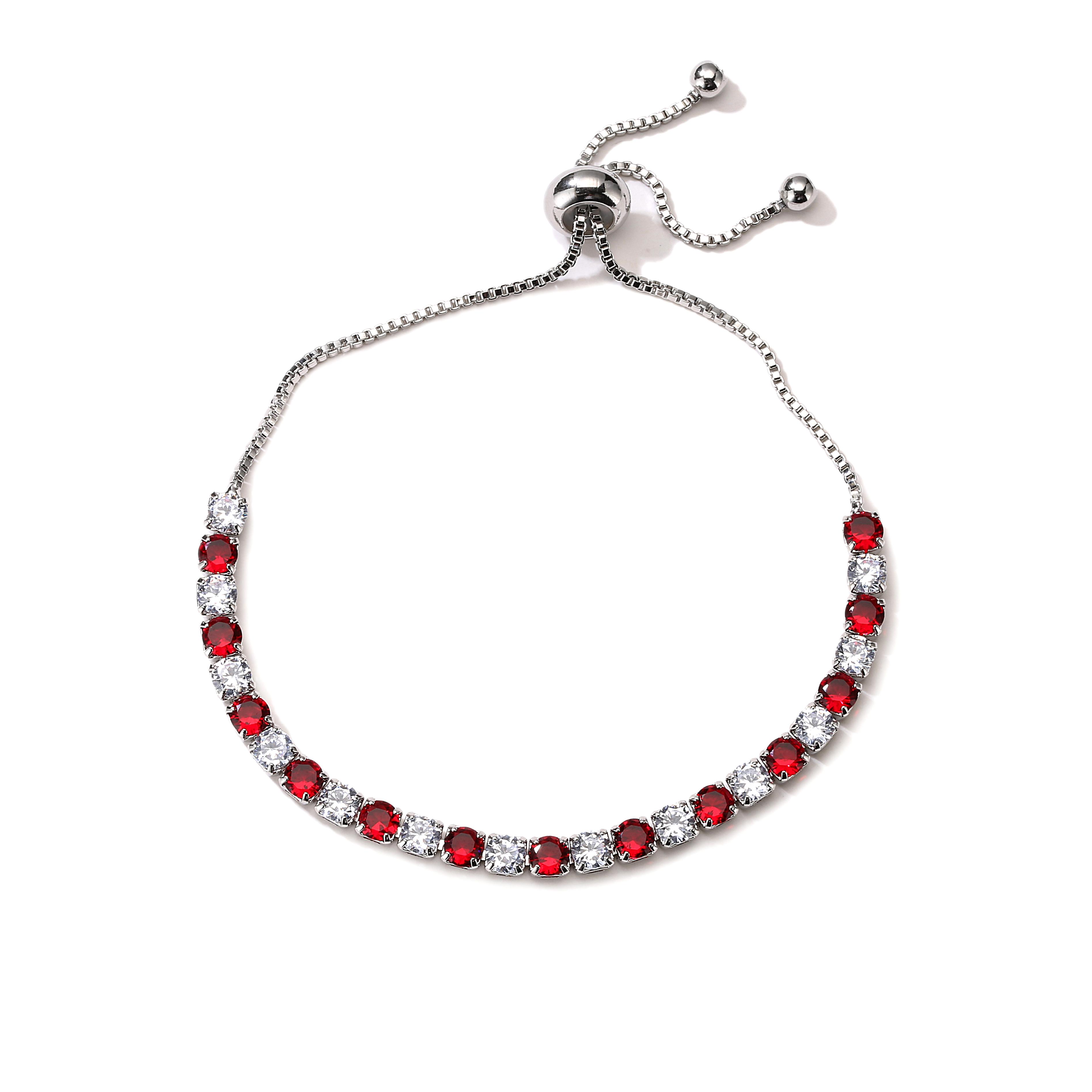 HECHENG,5MM Tennis Bracelets for Women ,Sparking Zircon Zircon Gold Copper Color Handmade Friend Gifts 5mm