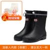 Lightweight water shoes, non-slip soft-soled rubber shoes, waterproof bundle rain shoes, women's fashion outer wear, medium tube rain boots