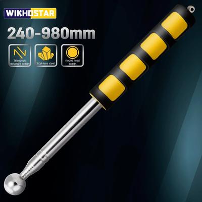 1Pc 98/115/160CM Multifunction Telescopic Self Defense Hammers Empty Drum Hammer Room Test Rod Inspection Room Tools Metel Test