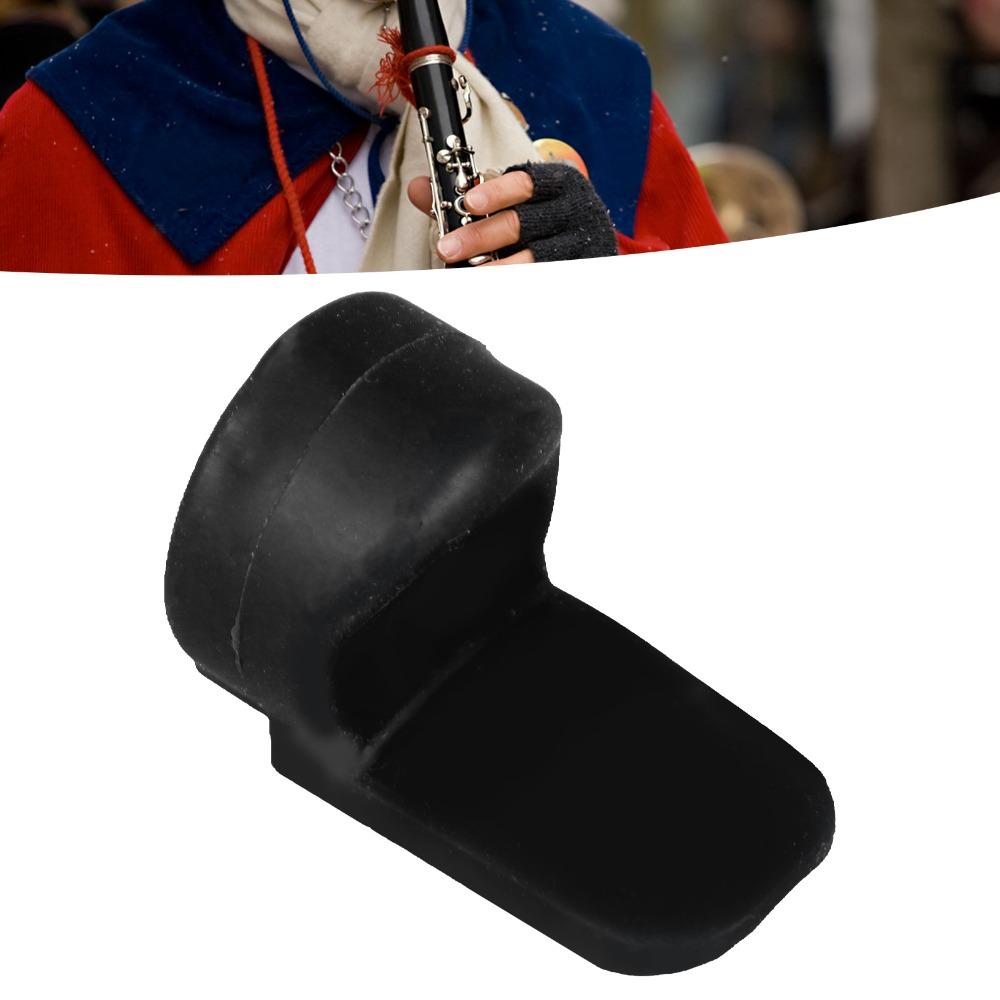 2PCS Silicone Material Finger Rest Protector Black Color Instrument Thumb Rest For Clarinet