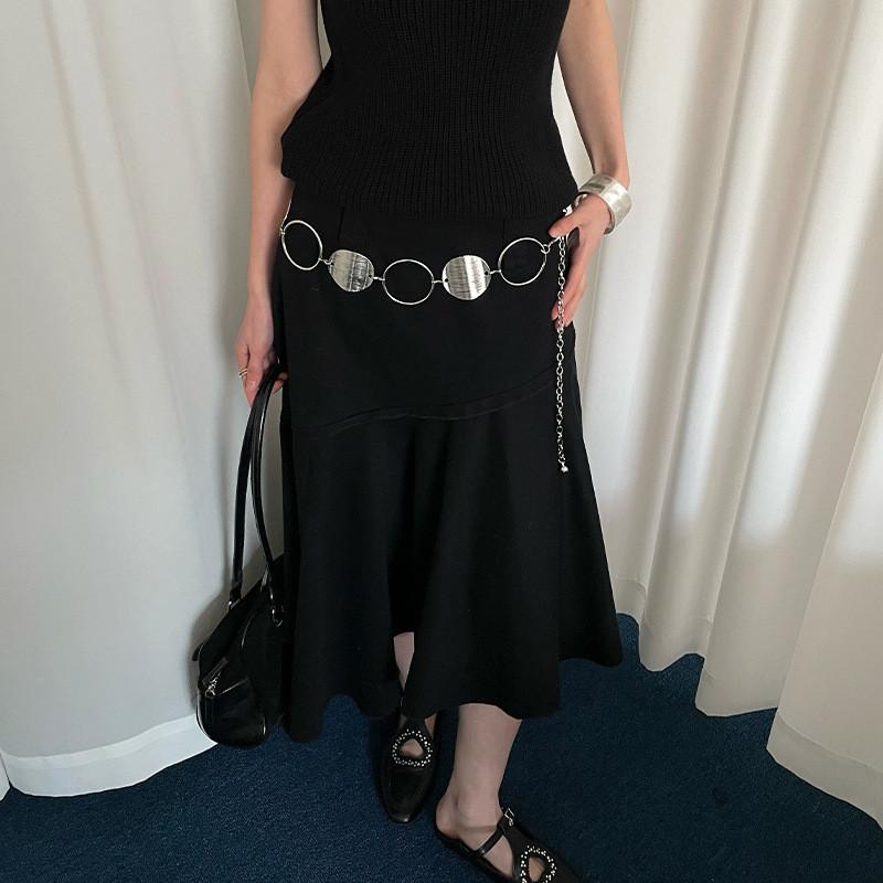 Bohemian Metal Waist Chain For Women With Hook Closure Spring 2025 Fashion Accessory