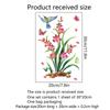 T32# Plants Flowers Birds Wall Sticker Bathroom Toilet Decor Living Room Cabinet Home Decoration Decals Mural