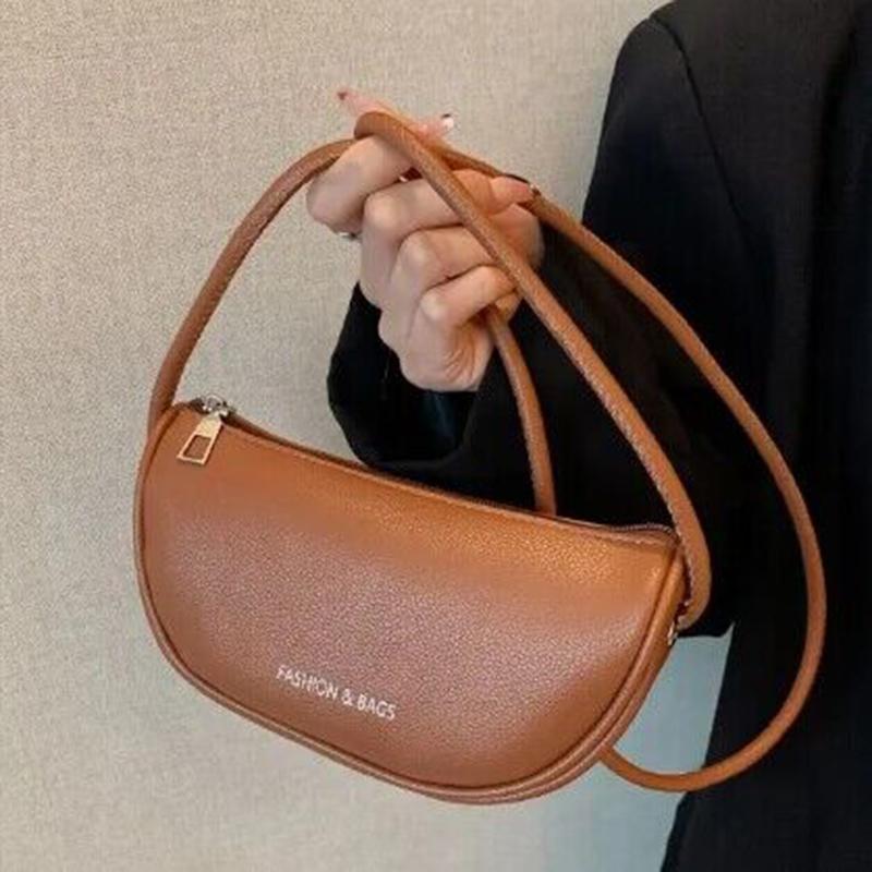 

Yogodlns однотонная женская сумка из искусственной кожи на одно плечо, модная мини-сумка под мышками, простая сумка через плечо