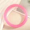 Fashionable Candy Color Acrylic Resin Chunky Bangles for Women Goth Geometric Charm Hand Bracelets Couple Jewelry