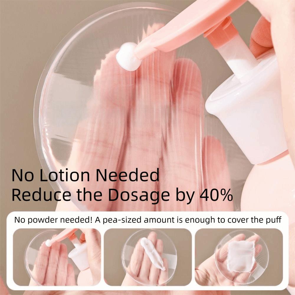 Non-Absorbing Silicone Gel Powder Puff Transparent Body Lotion Application Tool  Liquid Foundation