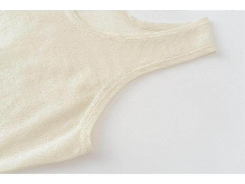 Women's 100% Pure Cashmere Round Neck Knitted Vest - Close-Fitting & Comfortable