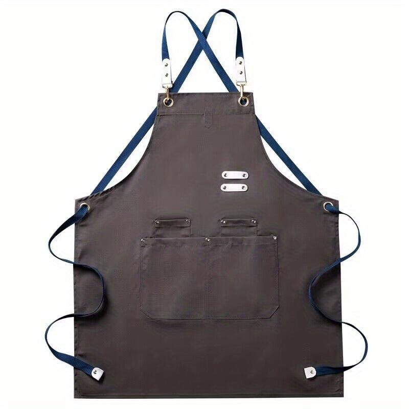 Aprons for Men Women with Pockets Cotton Enrich Durable Large Waterproof For Kitchen, Workshop, BBQ, Chef Apron