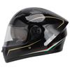 Full Face Helmet with Detachable Neck Warmer, Breathable and Comfortable Liner, Lightweight Bike Riding Helmet for Men