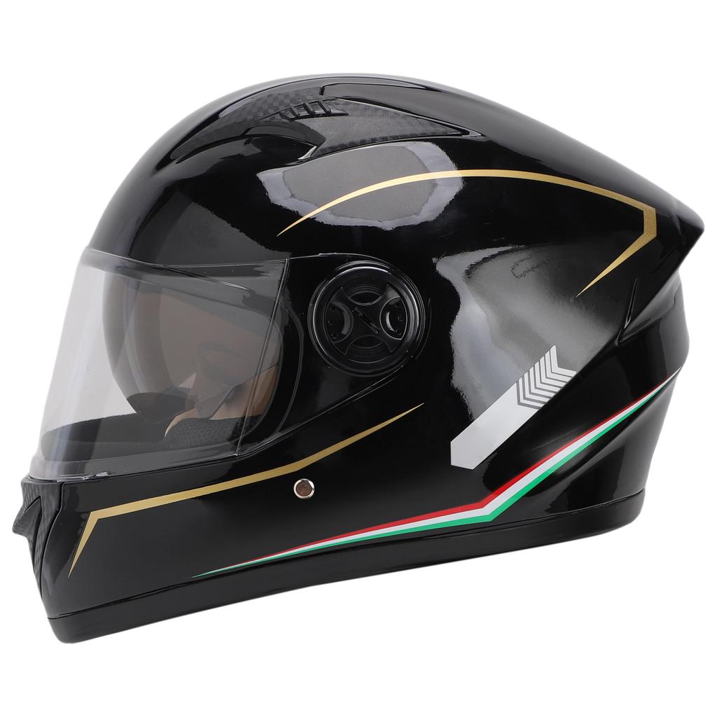 Full Face Helmet with Detachable Neck Warmer, Breathable and Comfortable Liner, Lightweight Bike Riding Helmet for Men