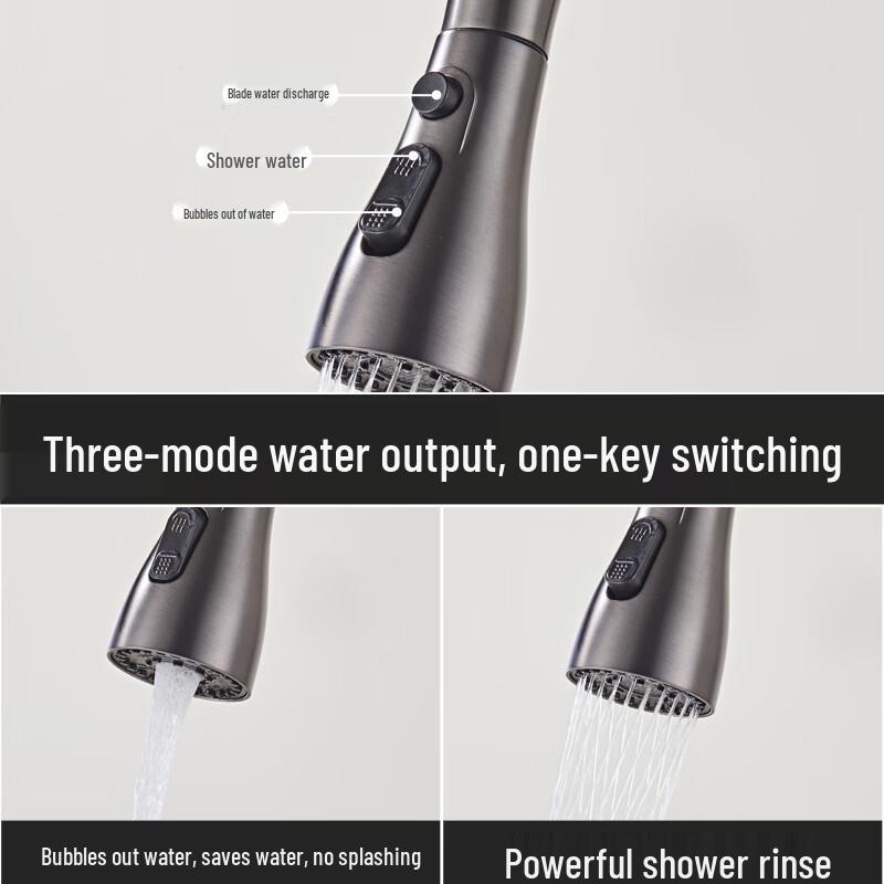 Handun Pull-Out Swivel Kitchen Faucet
