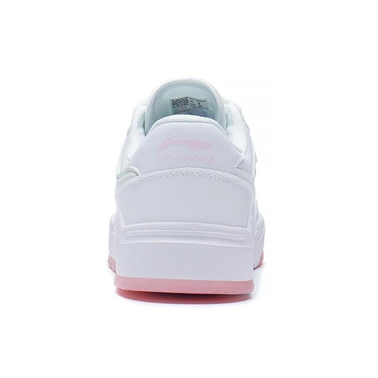 Li Ning Ace Cushioning, Wear Resistant Low top Skateboard Shoes Women's White AGCS032-4