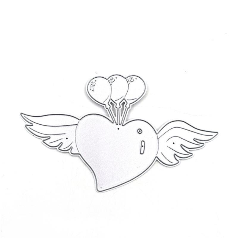 Metal Die Cuts Happy Valentine's Day Cutting Dies Cut Stencils for DIY Scrapbooking Paper Album Photo Decorations