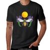 Full Moon Honey Bee T-Shirt Kawaii Clothes Customizeds Men Clothings