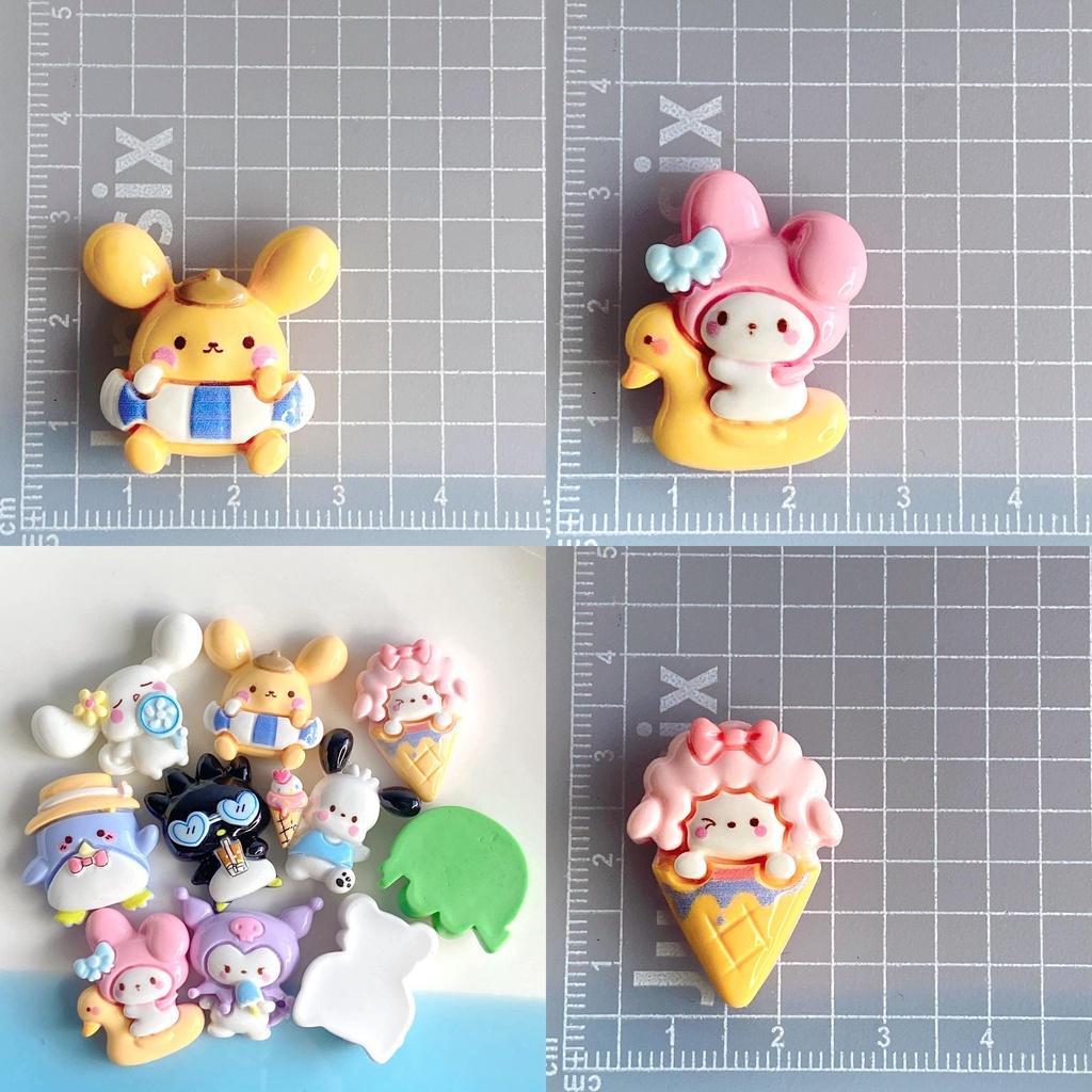 Cute Cartoon Animal Resin Accessories For Diy Phone Cases And Hair Accessories