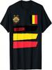 T-shirt unisexe pour enfant avec le drapeau de la Belgique Belgie Fan de Football