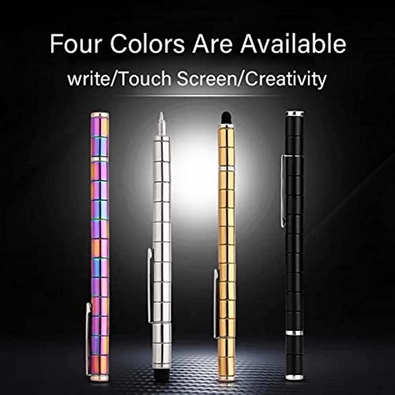 Toy Pen, Decompression Magnetic Metal Pen, Eliminate Pressure Fidget Gadgets, Multifunction Writing Magnet Ballpoint Pen, Gift for Friendss
