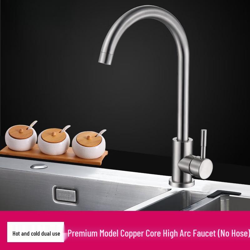 

TLXT Stainless Steel Wall-Mounted Kitchen Faucet