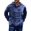 Sudadera de Hombre Oversize Holgada con Capucha Sudadera Suave y Peluda Casual Manga Larga