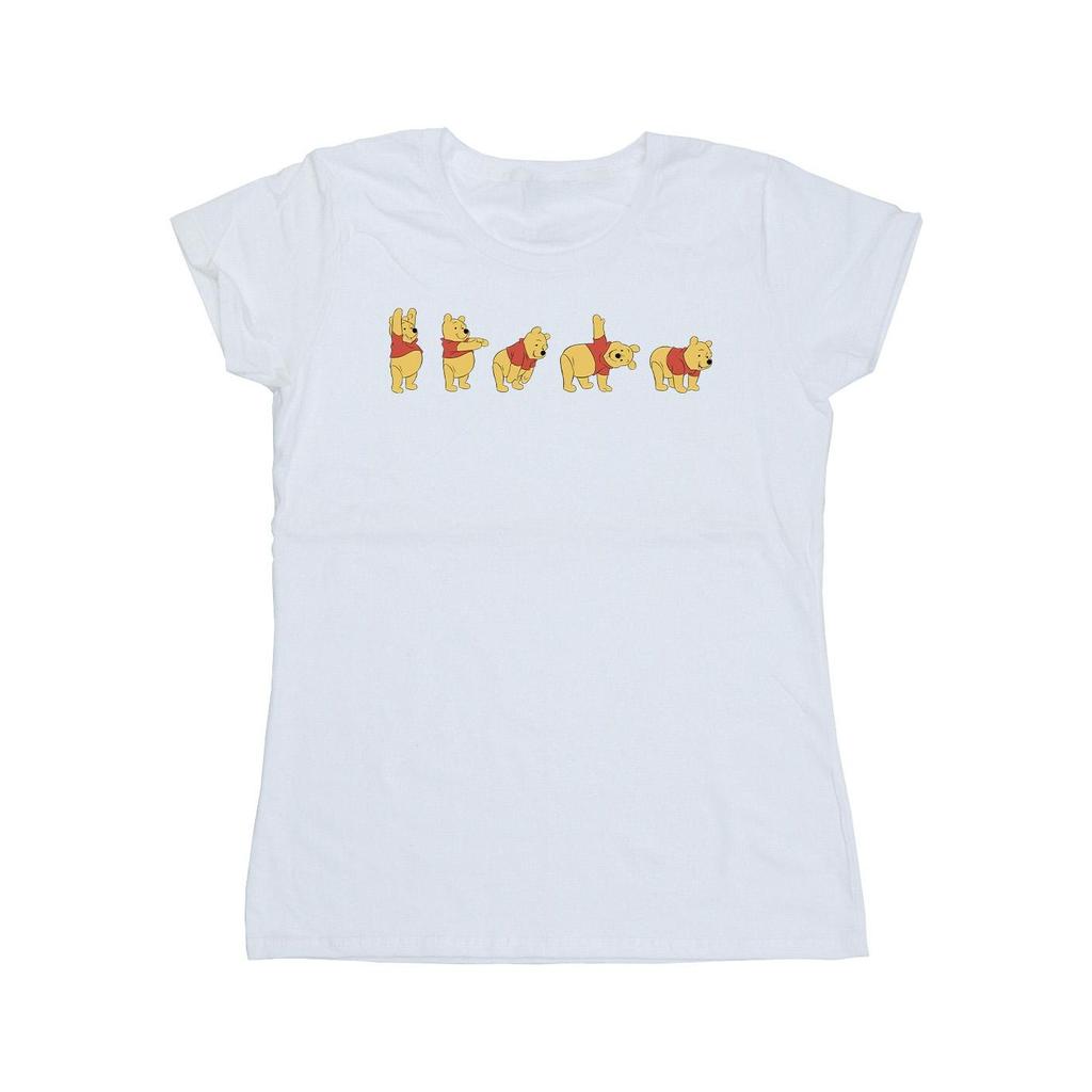Disney Womens/Ladies Winnie The Pooh Stretching Cotton T-Shirt