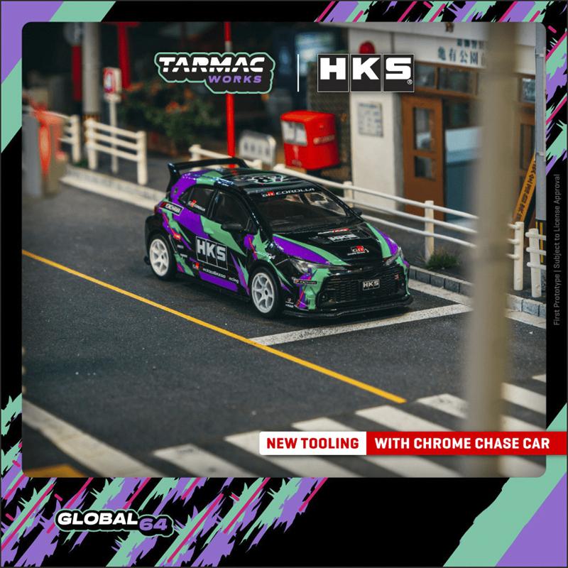 Tarmac Works 1:64  Gr Corolla Hks Gt3 996 Rossa Lancer Gsr Iv Monte-Carlo 1997 #1 Fuso Canter Integra Dc5 Modello di Auto