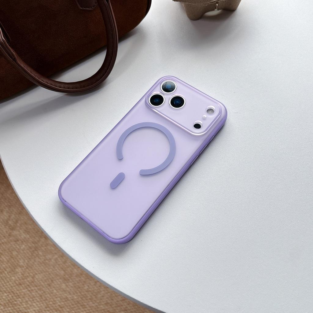 Ultra-Thin Matte Clear Magnetic for Case for For Iphone 17 16 Pro 16 17 Pro Max Shockproof Wireless Charge Hard PC Cover