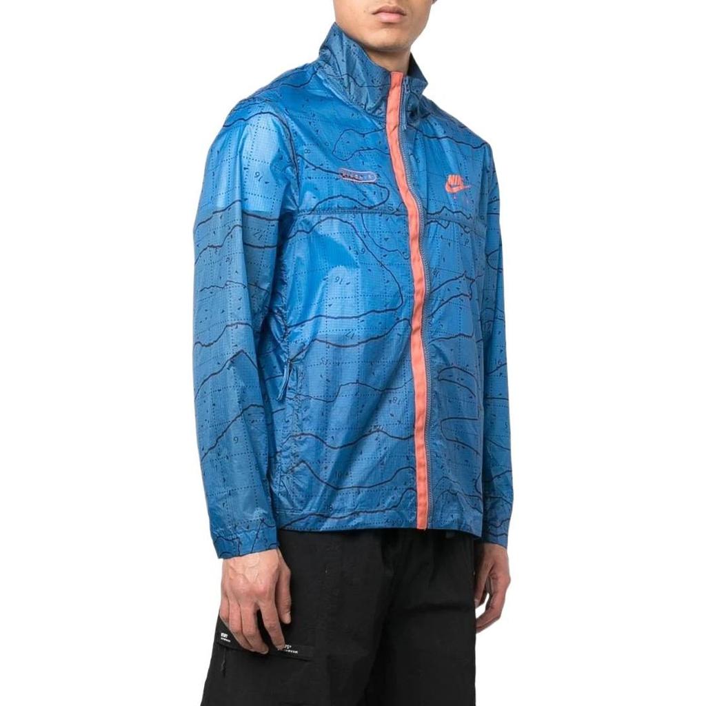 Nike Jackets Men's Blue Stand Collar Moderate Other DN2112-407