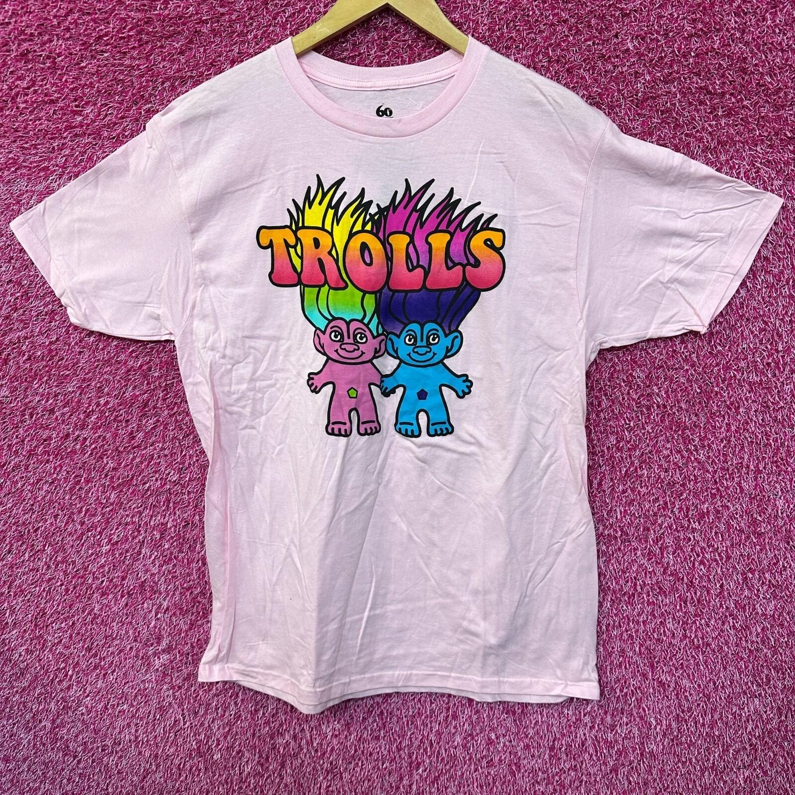 Good Luck Trolls 60th Anniversary Toy Promo Tee L S
