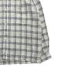 LOSTTOWNSUPPLY Distressed Check Shirt White