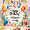 Birthday Happy Banner  Photography Background Cloth  Children's Party Decorative Wall Hanging Cloth