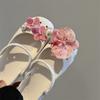 Ballettschuhe Schuhanhänger Set Damen Anhänger Packung Niedliche Blume Schuhdekorationen DIY Perlen Schuhzubehör 1Set