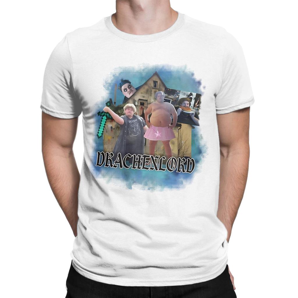 Drachenlord Poster Dragon 100 Cotton T Shirt For Couple Summer Retro T Shirts Comfortable Trendy Cool Tees Oversize Loose Tops