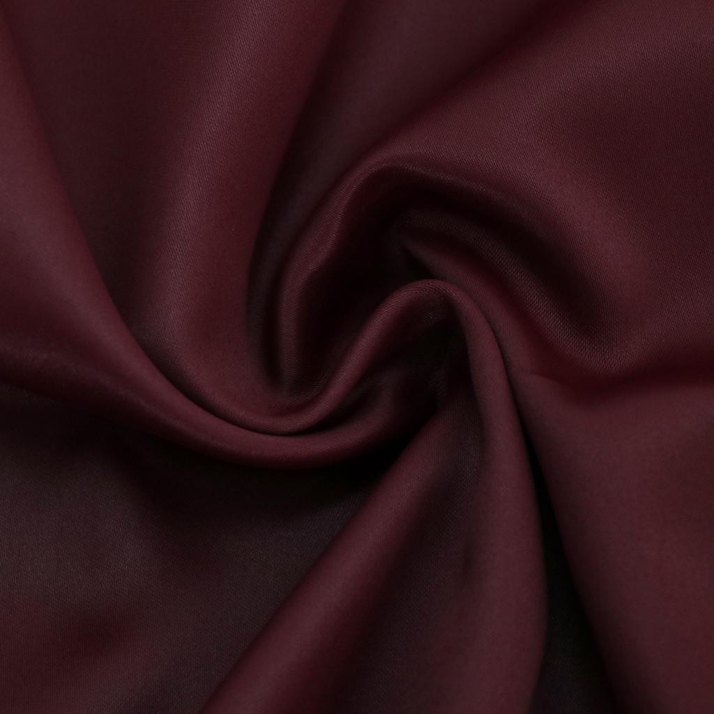 Thermal Insulated Roman Curtain Window Valance Tie Up Curtains Home Decoration , Red_1