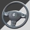 Nappa leather Customized Car Steering Wheel Cover For Suzuki SX4 Alto Old Swift Opel Agila Car Accessories Black Wear Resistant