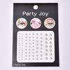 Europe Masquerade Face Stickers Safe Acrylic Drill Adults Children Facial Decoration Adhesive Stickers Party Dance Supplies