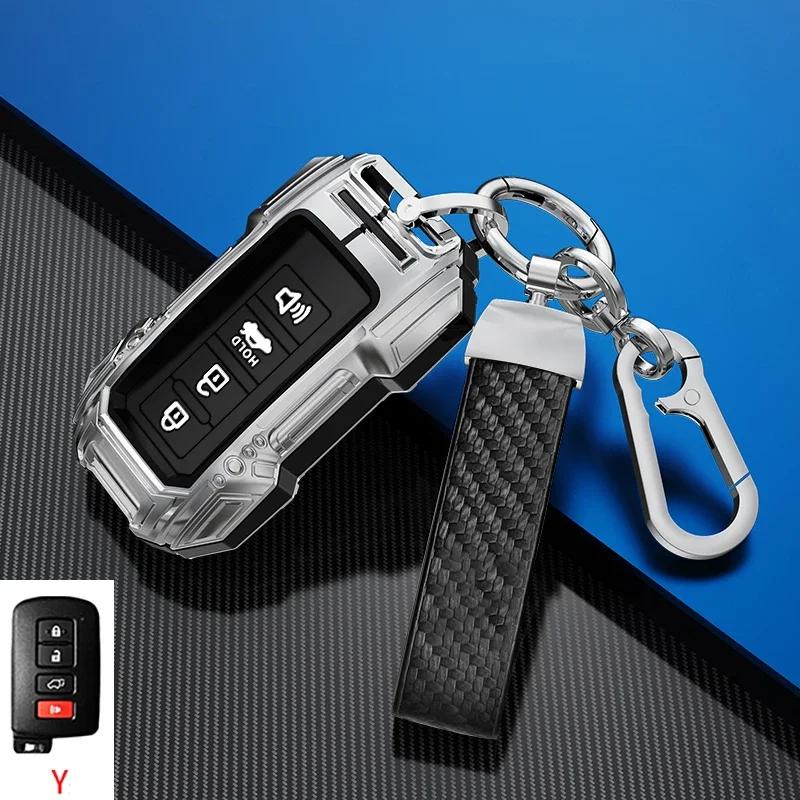 

Alloy Car Key Case Cover For Toyota RAV4 Camry Prius CHR Aygo Corolla Yaris Land Cruiser Highlander Prado Auris Avalon 2015